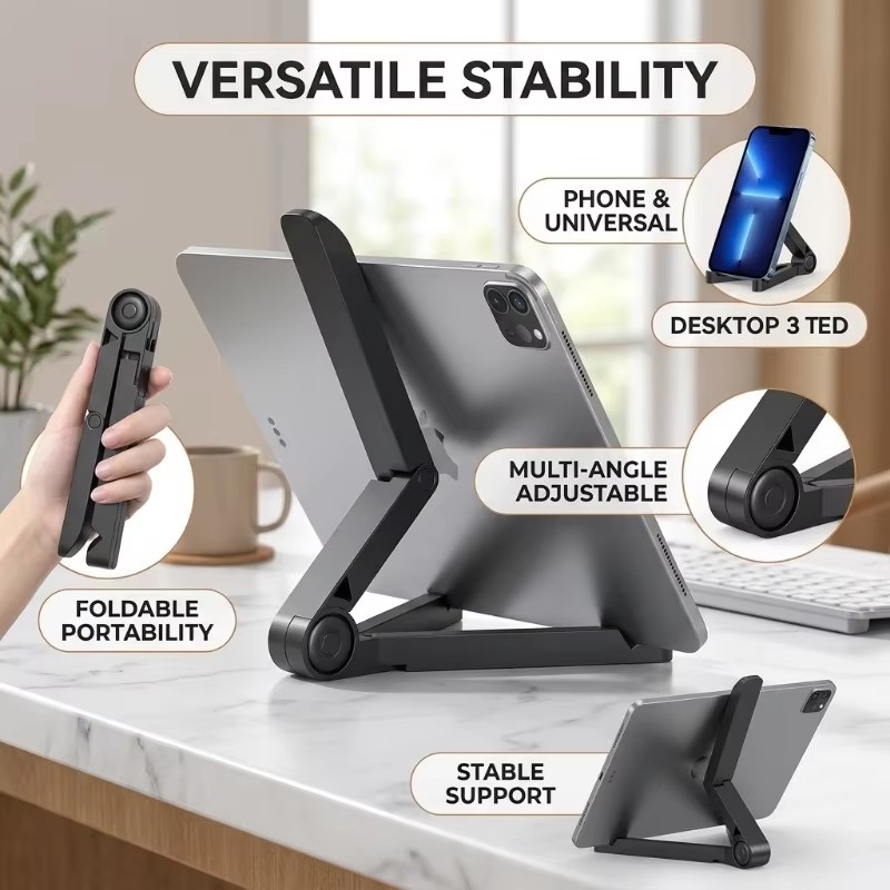 Huawei Tablet Accessories - Universal Folding Tablet Holder For iPad