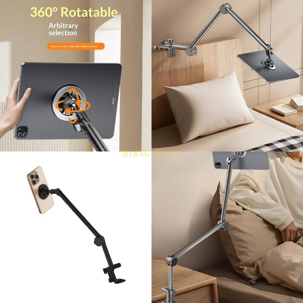 Best Tablet With Accessories - Desk Bedside Phone Mount Allowing 360