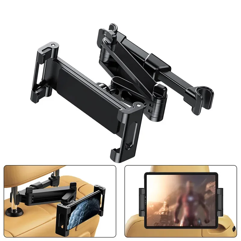 Car Accessories Tablet Holder - 360 Degree Rotating Adjustable Car Headrest