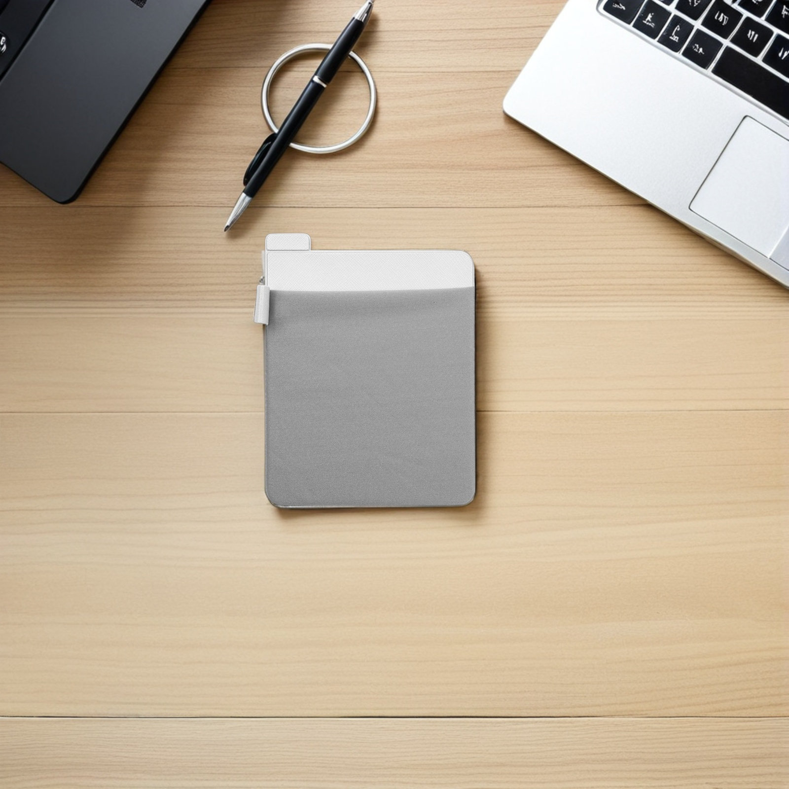 Officeworks Tablet Accessories - Self-Adhesive Mouse Storage Bag Elastic Sleeve