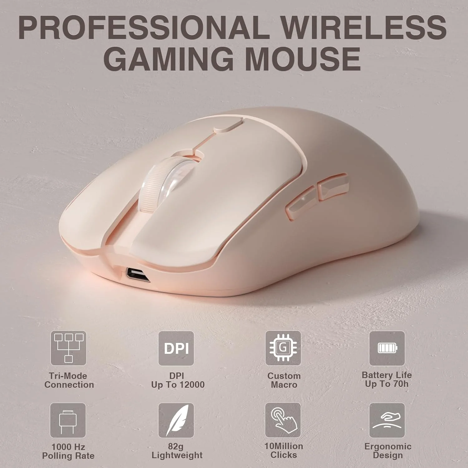 Laptop Tablet Accessories - AULA SC580X Tri-mode Wireless Gaming Mouse