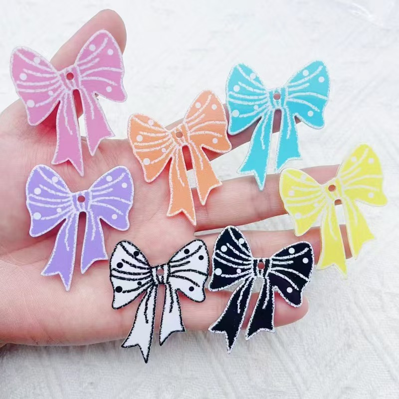 Mobile & Tablet Accessories - 10pcs trendy new multi-color acrylic printed