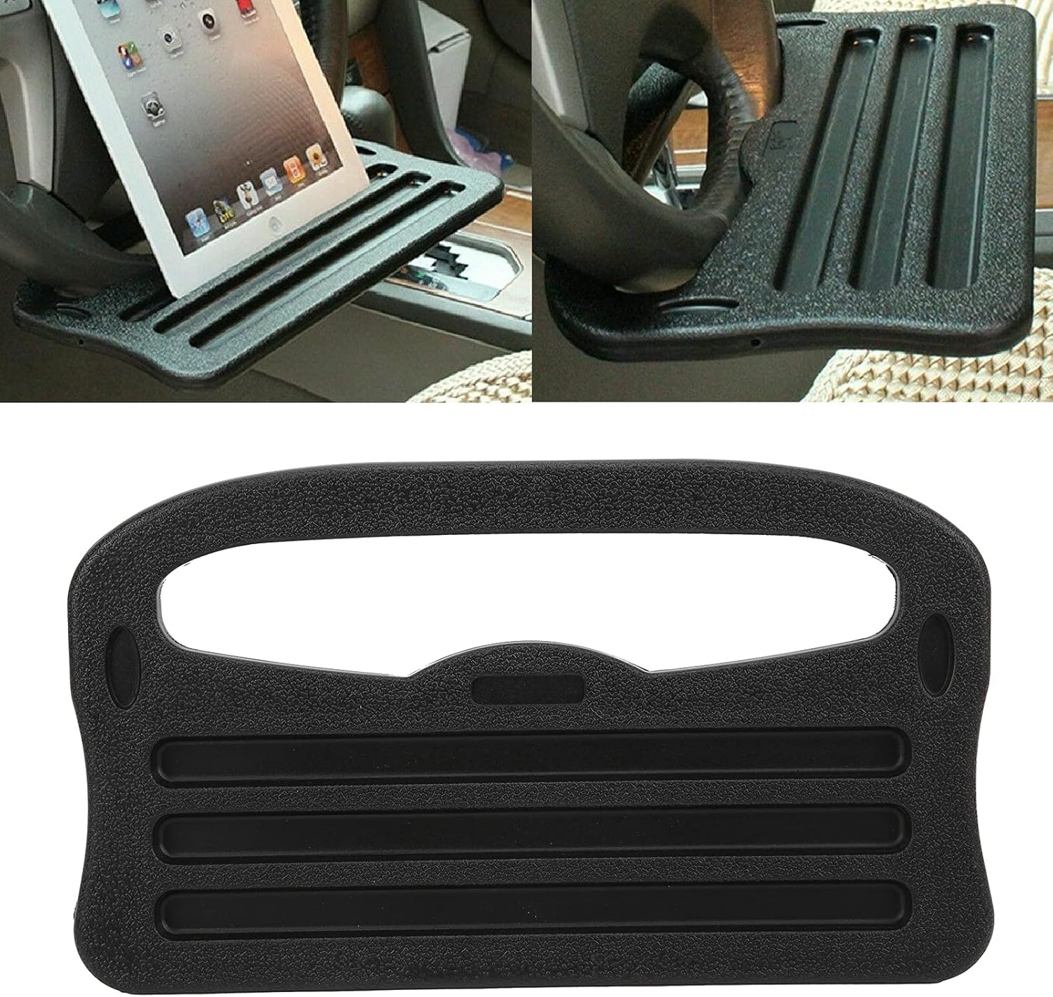 Laptop Tablet Accessories - 2in1 Car Steering Wheel Tray Auto