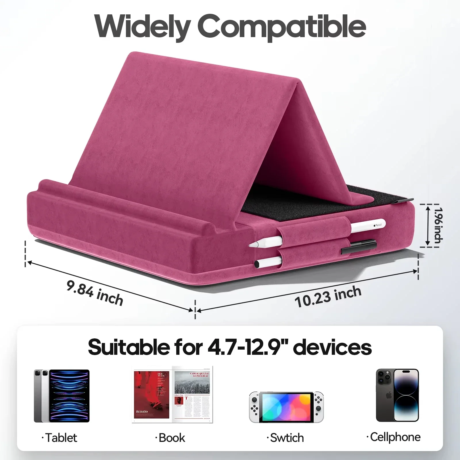 Upgraded Tablet Pillow Stand M - Tablet Lap Desk recension och pris