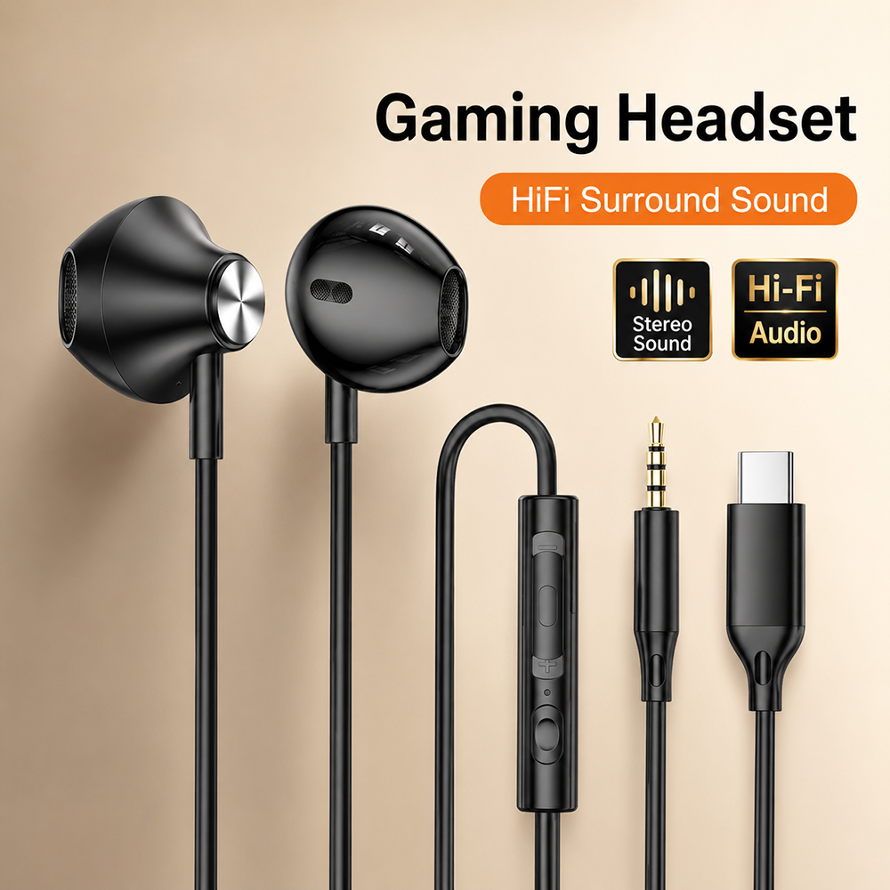 HiFi Surround Headphones Bass  - Huawei Tablet Accessories recension och pris