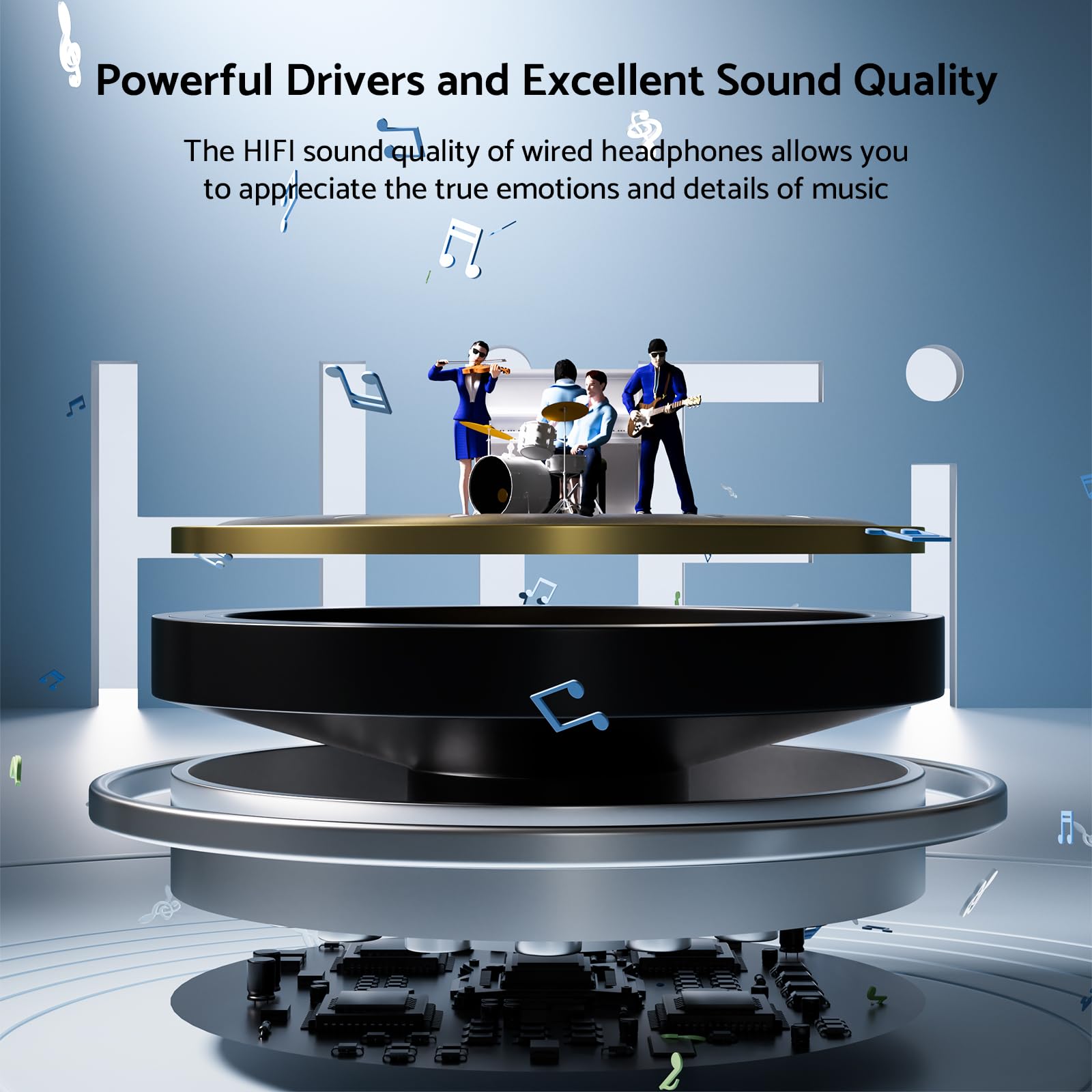 HiFi Surround Headphones Bass  - Huawei Tablet Accessories recension och pris