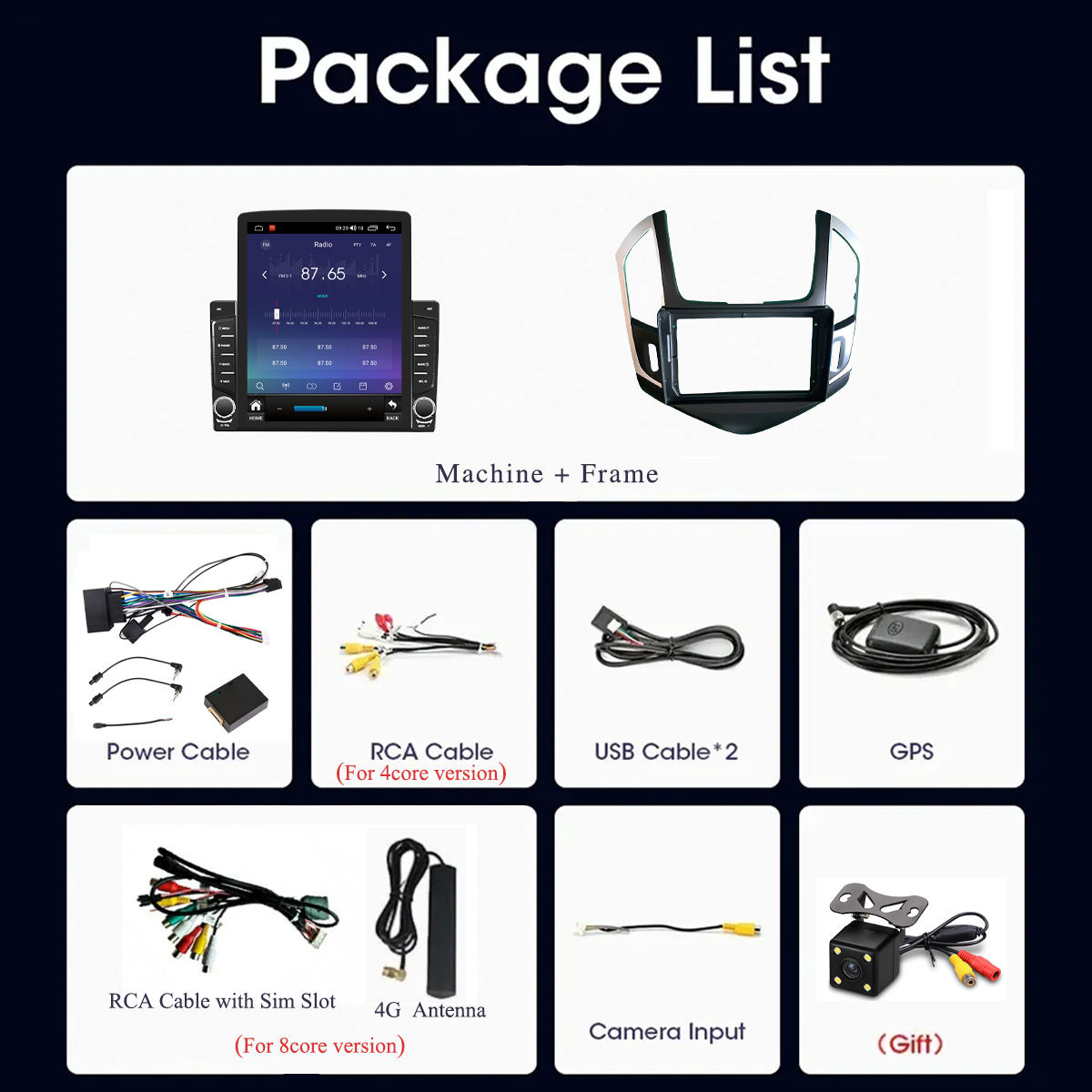 8G+128G Android 14 For Chevrol - Tablet Danish Mobile & Accessories Photos recension och pris