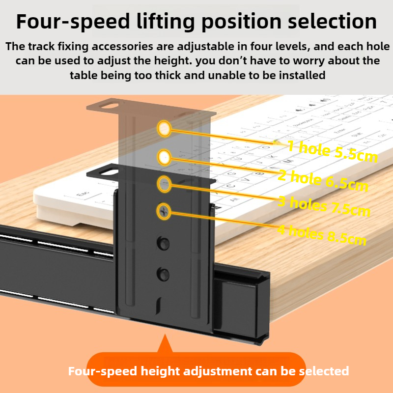 Under Desk Keyboard Tray Slide - Tablet Lap Desk recension och pris