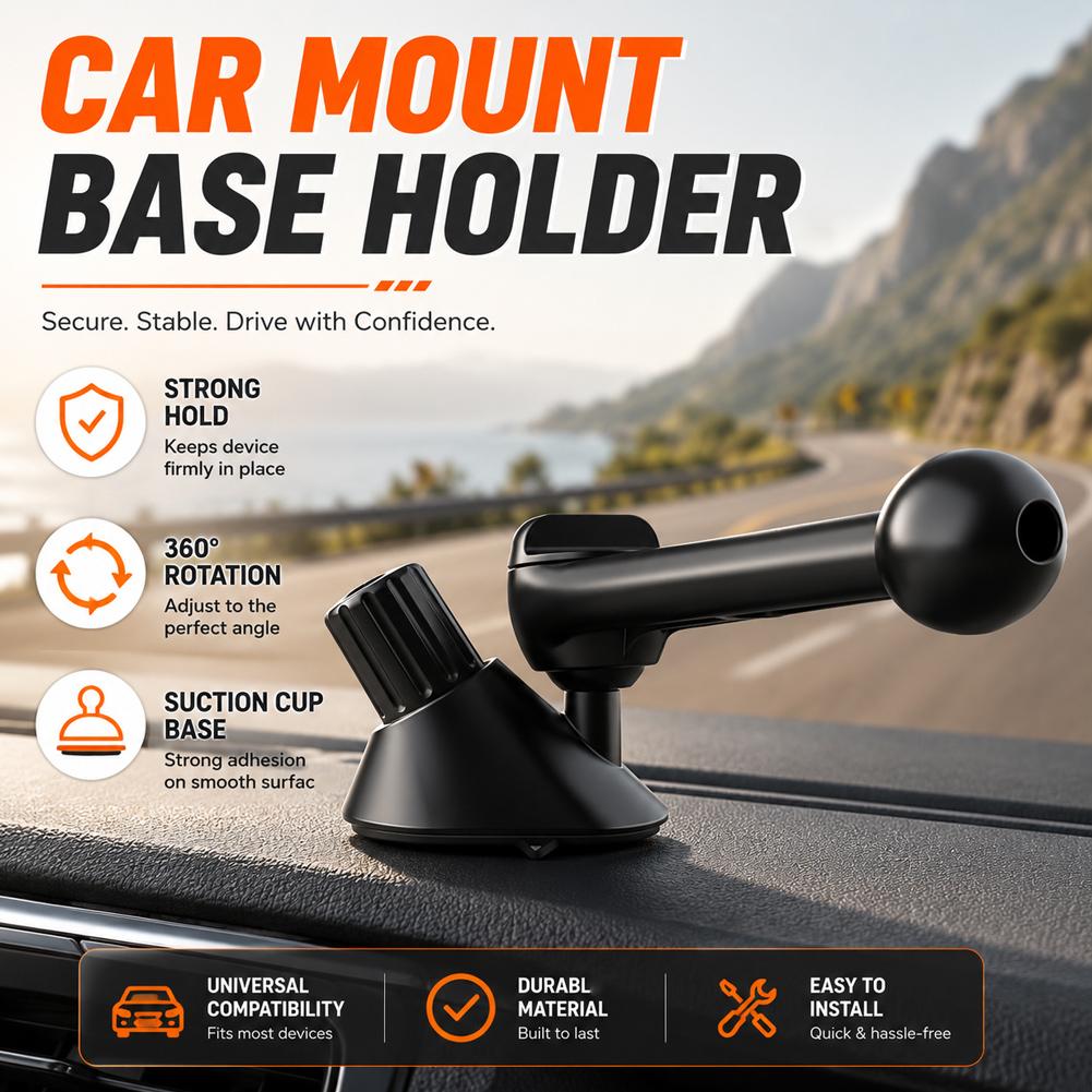Universal 17mm Ball Head For C - Car Accessories Tablet Holder recension och pris