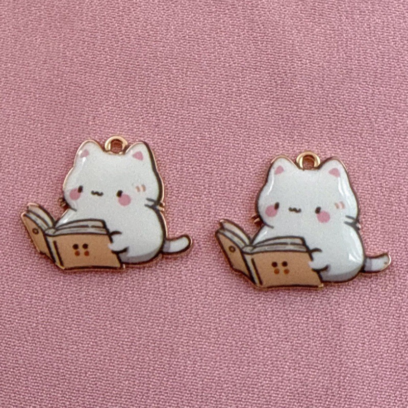 12pcs Cartoon Cute Alloy Print - Mobile & Tablet Accessories recension och pris