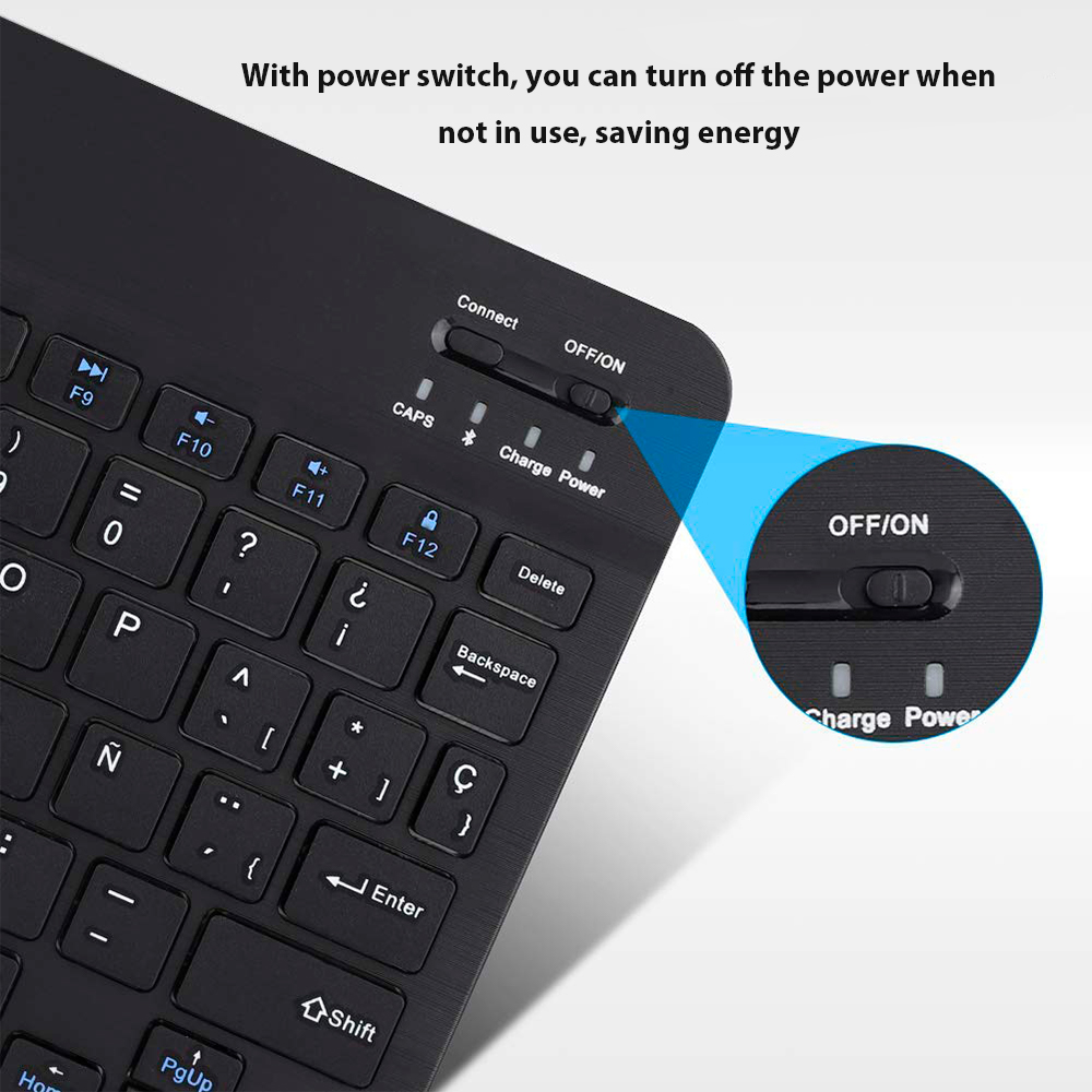 Bluetooth Wireless Keyboard Fo - Accessories For Android Tablet recension och pris