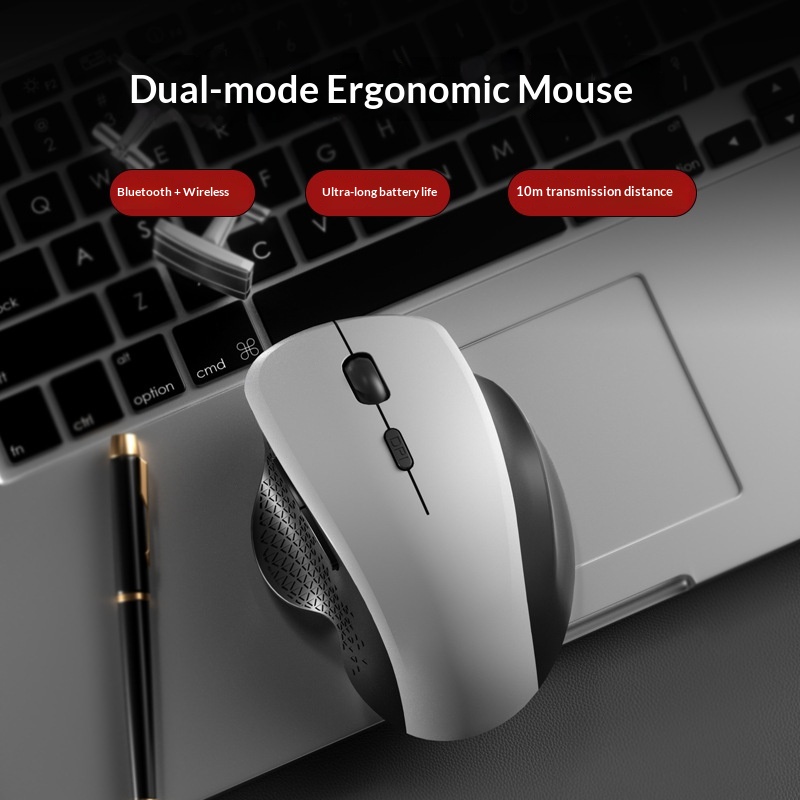 Gray Wireless Bluetooth Mouse  - Officeworks Tablet Accessories recension och pris